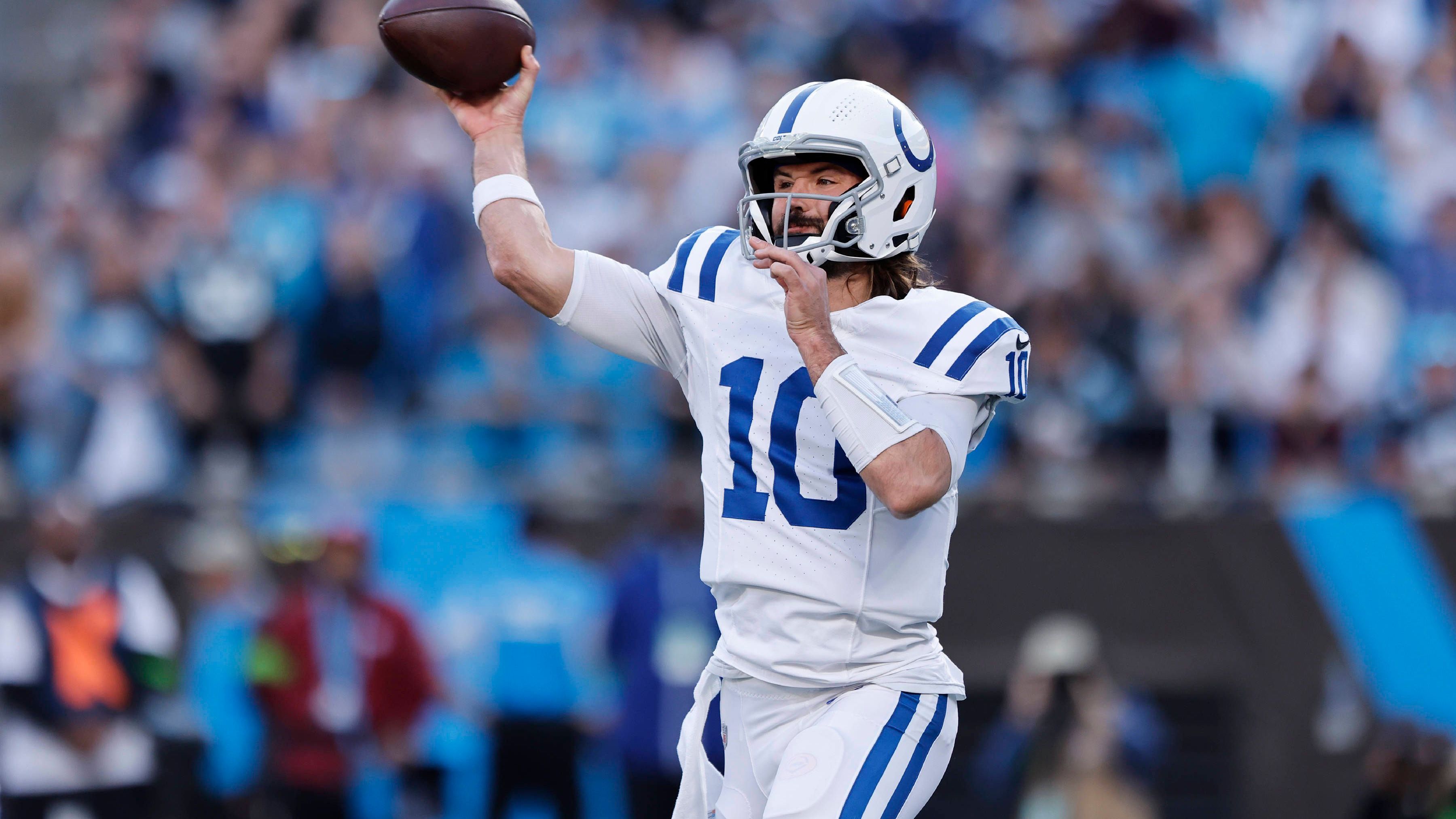 <strong>Platz 13: Indianapolis Colts<br></strong>Seit der Verletzung von Anthony Richardson muss Gardner Minshew (<strong>3,5 Millionen US-Dollar</strong>) die Colts-Offensive dirigieren. Als Backup führen die Colts Sam Ehlinger (<strong>902.677 US-Dollar</strong>).