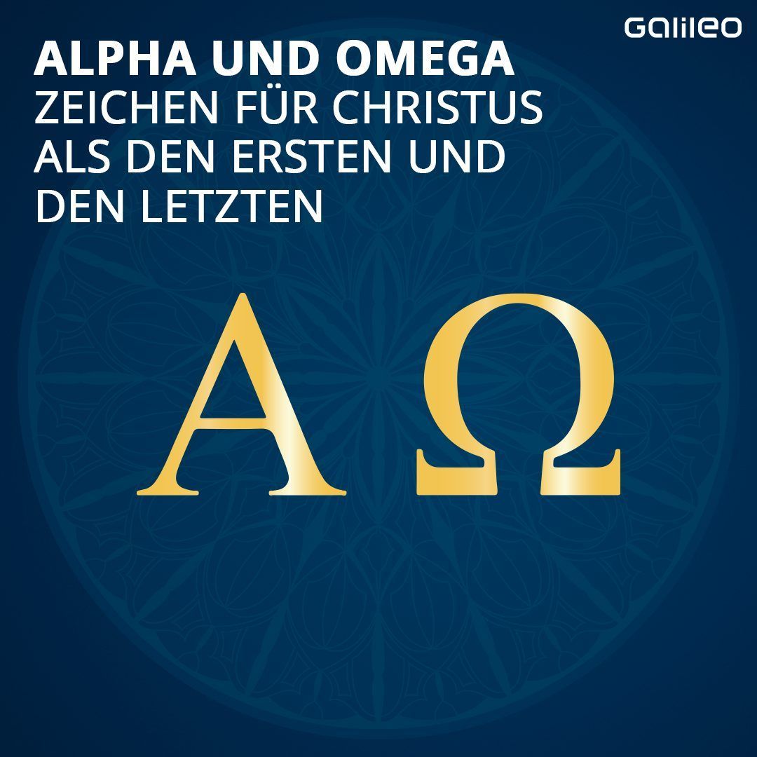 Symbole im Christentum: Alpha und Omega