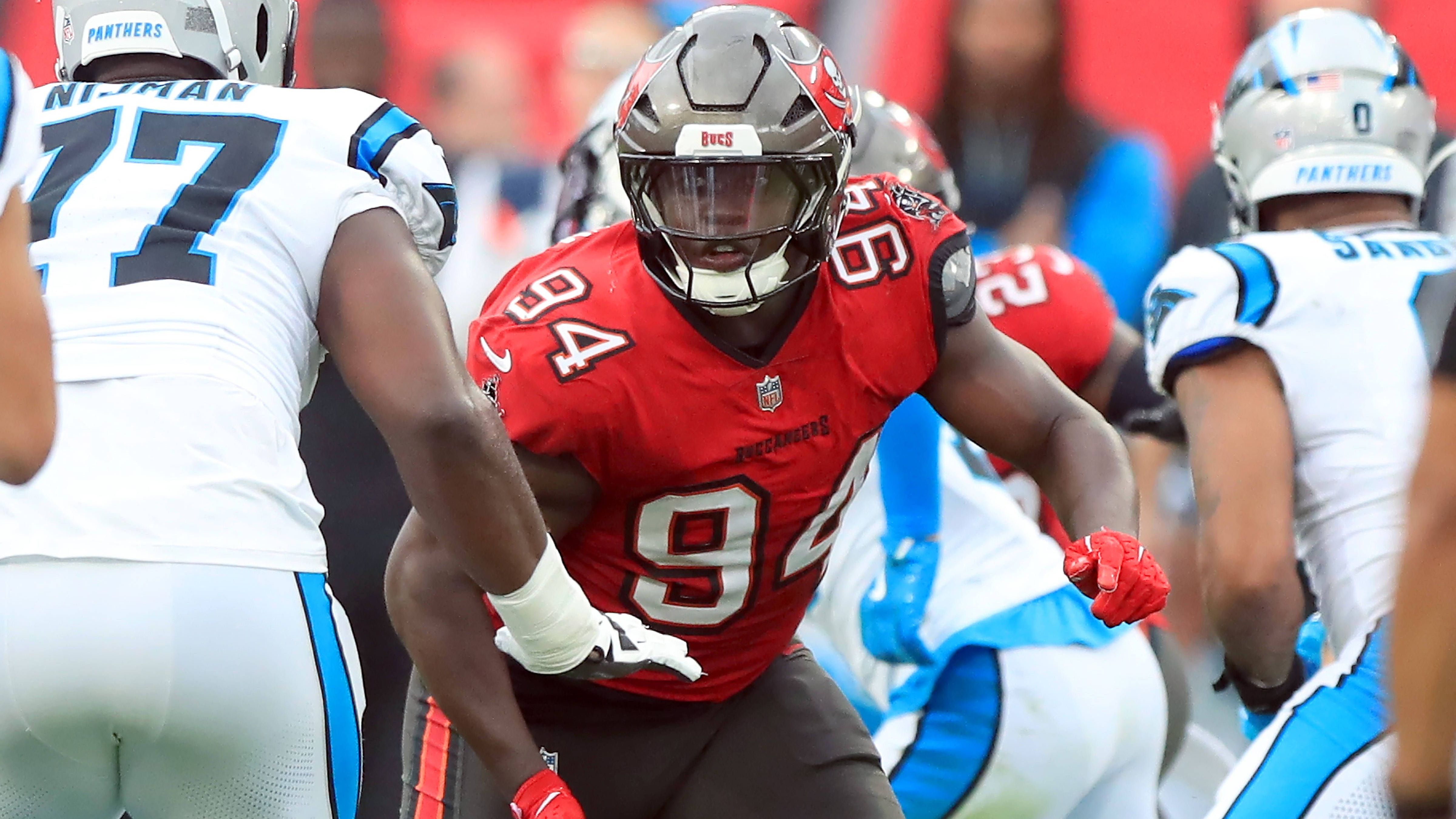 <strong>Platz 18 (geteilt): Tampa Bay Buccaneers</strong><br>Gegnerbilanz in 2024: 139-150<br>Prozentualer Anteil der Siege der Gegner: 48,1