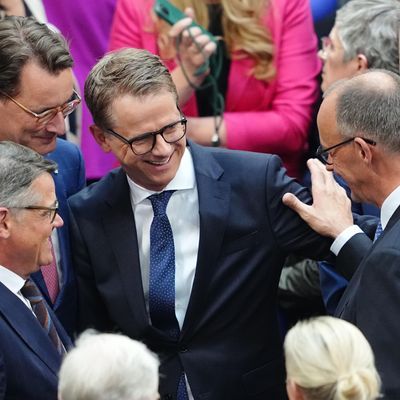 CDU-Generalsekretär Carsten Linnemann ist froh, dass die Wahl von Parteichef Friedrich Merz zum Bundeskanzler doch noch geglückt ist.