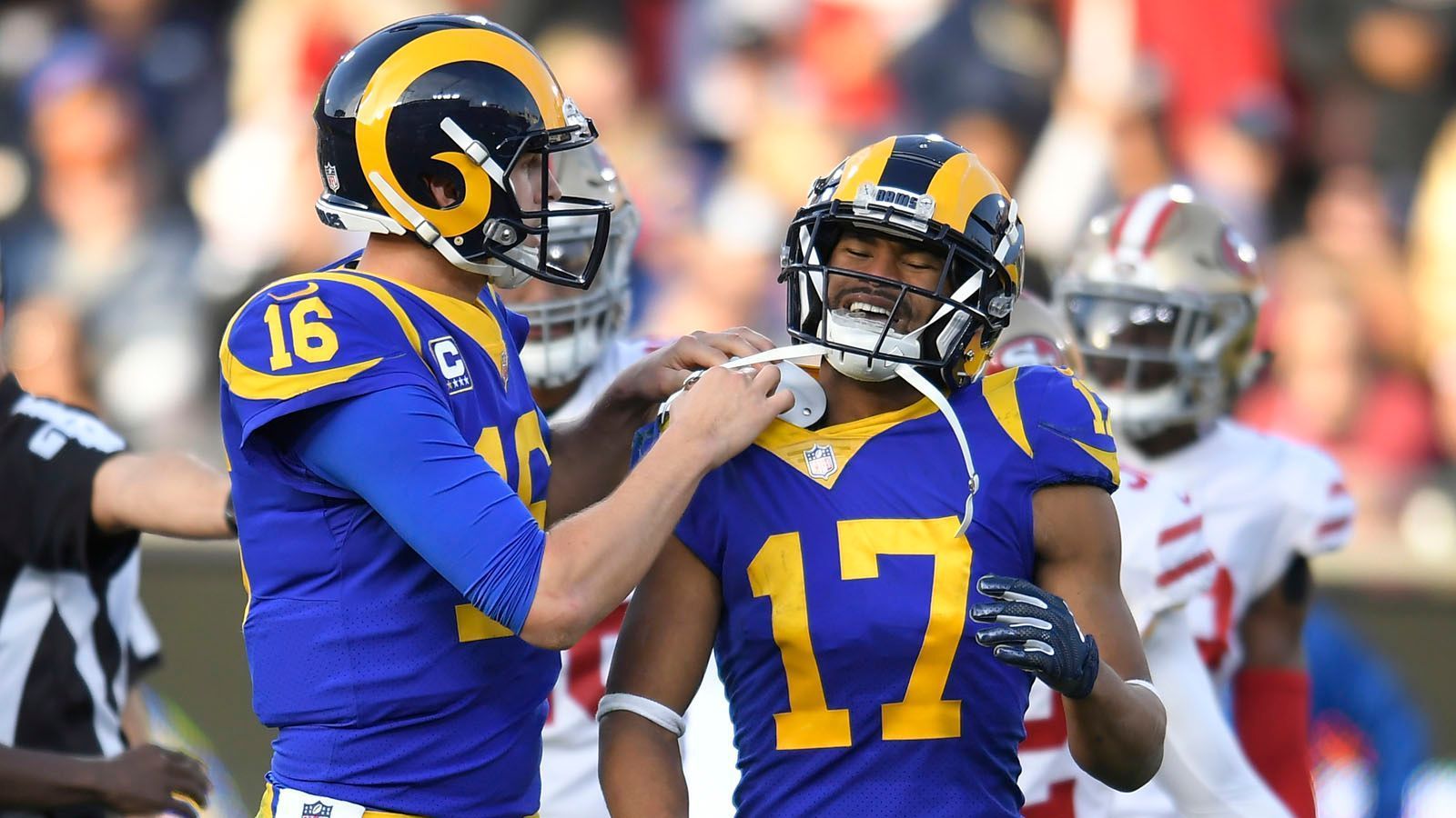 
                <strong>Platz 2: Los Angeles Rams</strong><br>
                53.224 Kilometer
              