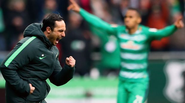 
                <strong>Alexander Nouri (SV Werder Bremen)</strong><br>
                Punkteschnitt: 1,45 pro Spiel - Punkte in der Bundesliga: 45Bundesliga-Spiele als Trainer: 31Verein(e) als Bundesliga-Trainer: SV Werder BremenBilanz: 13 Siege, sechs Unentschieden, zwölf Niederlagen - Torverhältnis: 59:52
              