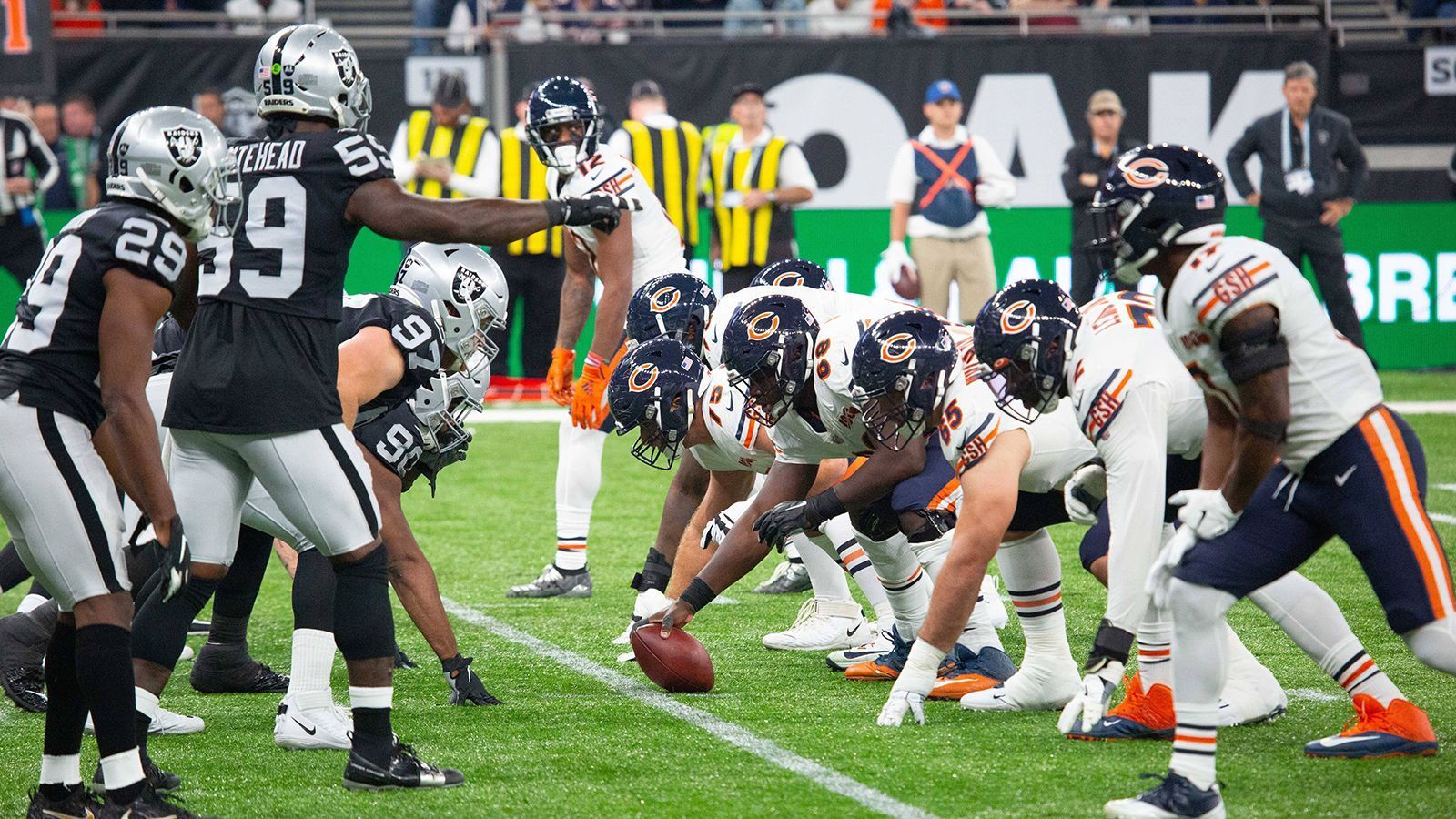 
                <strong>Chicago Bears at Las Vegas Raiders (Week 5)</strong><br>
                Der Zweite der NFC North ist am 5. Spieltag beim Zweiten der AFC West zu Gast. Die Bilanz: acht Siege der Raiders, sieben Siege der Bears. Das letzte Aufeinandertreffen: 6. Oktober 2019 (24:21 für die Raiders).
              