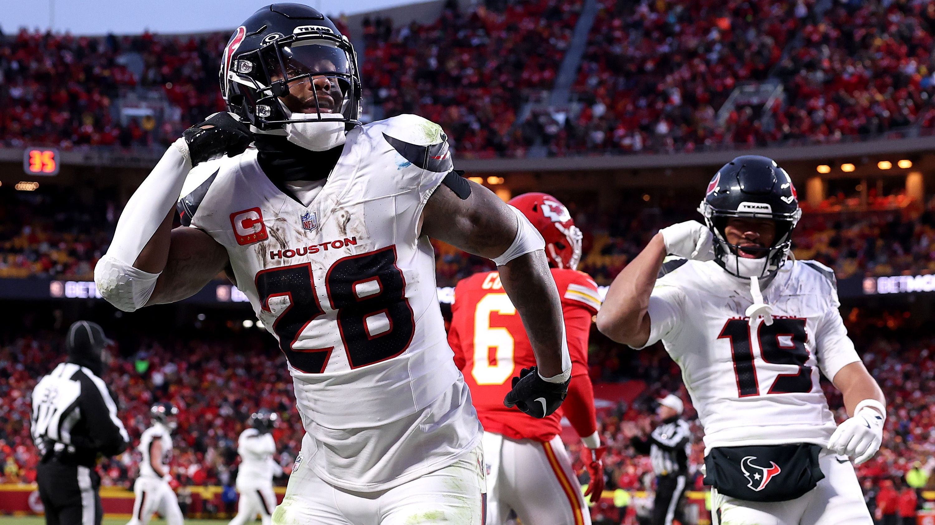 <strong>19. Platz: Joe Mixon – 48,39 Millionen Dollar</strong><br>- Saisons aktiv: seit 2017<br>- Teams: Cincinnati Bengals, Houston Texans