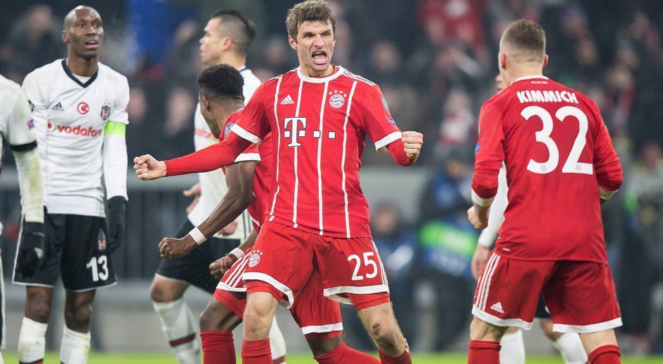 
                <strong>FC Bayern gegen Besiktas Istanbul: Der FCB in der Einzelkritik</strong><br>
                Der FC Bayern hat sich im Achtelfinal-Hinspiel der Champions League gegen Besiktas Istanbul in Überzahl keine Blöße gegeben. Nach dem 5:0 dürfte das Viertelfinale nur noch Formsache sein. Wir haben den Auftritt der Bayern benotet.
              