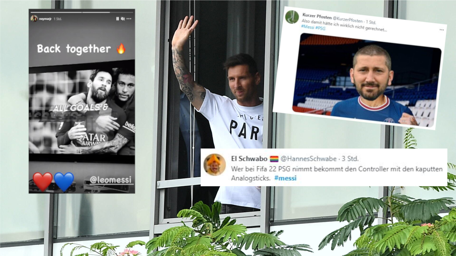 
                <strong>So reagiert das Internet auf das Messi-Beben</strong><br>
                Die Fußballwelt ist erschüttert. Einer der besten Fußballer aller Zeiten - immer in direkter Verbindung zu seinem geliebten Klub FC Barcelona - wechselt die Fronten. Ab dieser Saison wird Lionel Messi in seiner Profikarriere erstmals für einen anderen Verein als Barca auflaufen. "La Pulga" verabschiedete sich vor zwei Tagen noch tränenreich in Katalonien, nun schlug er in Paris auf, um einen Vertrag bei PSG zu unterschreiben. So reagiert das Internet auf den Fußball-Urknall.
              
