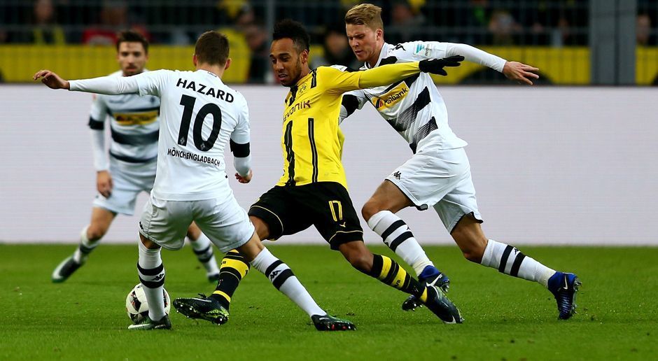 
                <strong>Pierre-Emerick Aubameyang</strong><br>
                Pierre-Emerick Aubameyang: Kam mit einer Chance in der 4. Minute schon gut in die Partie. Nur drei Minuten später klingelte es! Mit einem satten Rechtsschuss erzielte der Gabuner sein Tor. Machte nach überragender Vorarbeit von Reus auch noch das 4:1. Es war nicht "Aubas" bester Tag, trotzdem standen am Ende zwei Tore! ran-Note: 2.
              