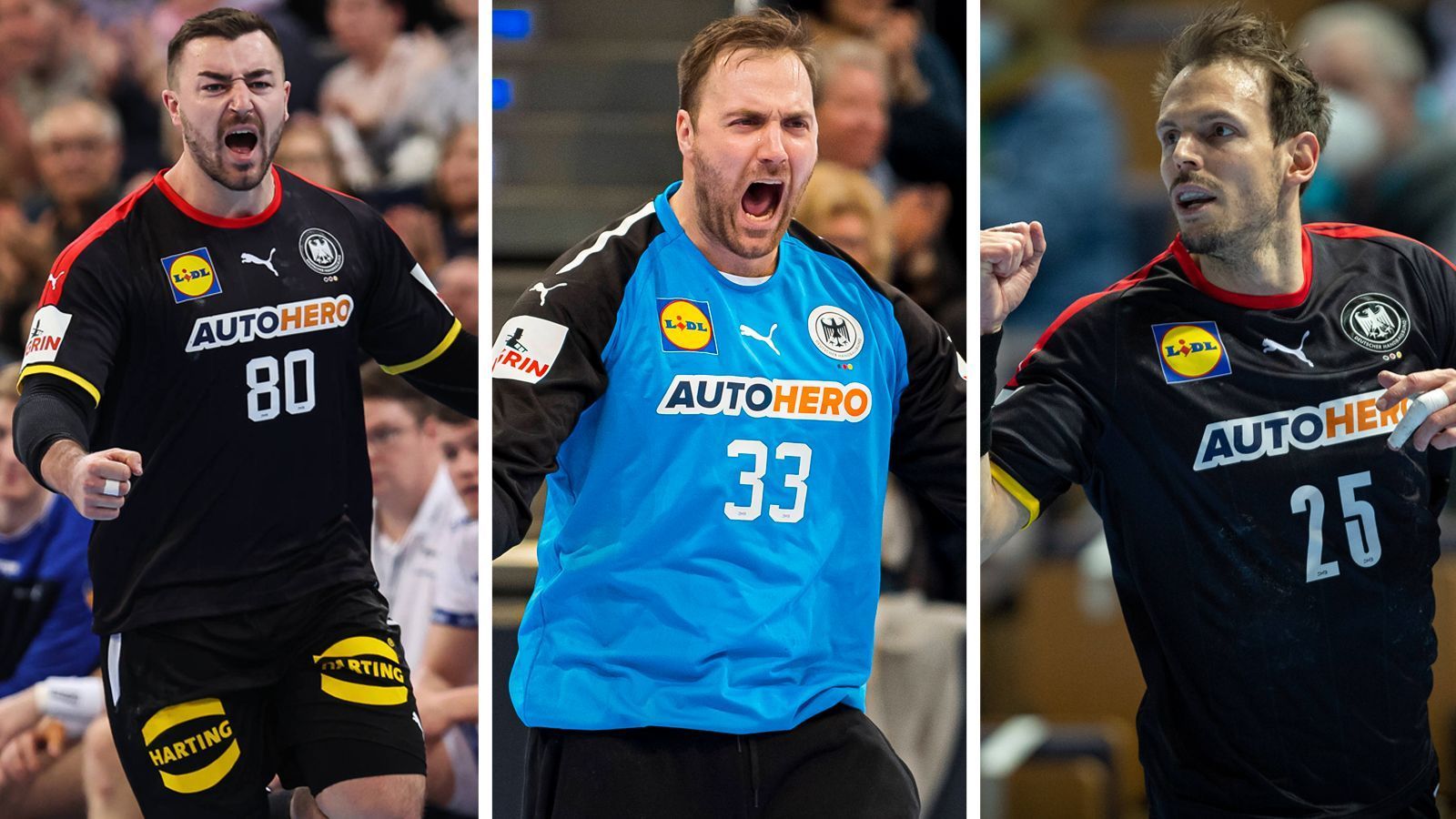 
                <strong>Die Spitznamen der Handball-Nationalspieler</strong><br>
                Das DHB-Team hat bei der Weltmeisterschaft in Polen und Schweden (11. bis 29. Januar 2023) Großes vor. Nach dem Umbruch soll es eine gemischte Mannschaft aus bekannten Routiniers und Youngsters richten. Doch wie nennen sich die Stars eigentlich gegenseitig? ran stellt die Spitznamen der Handball-Nationalspieler vor.
              