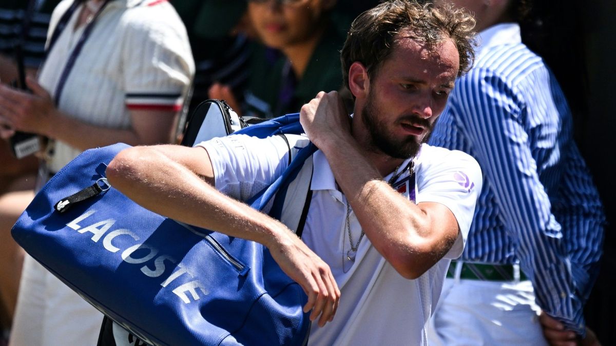 Schnell ausgeschieden: Daniil Medwedew