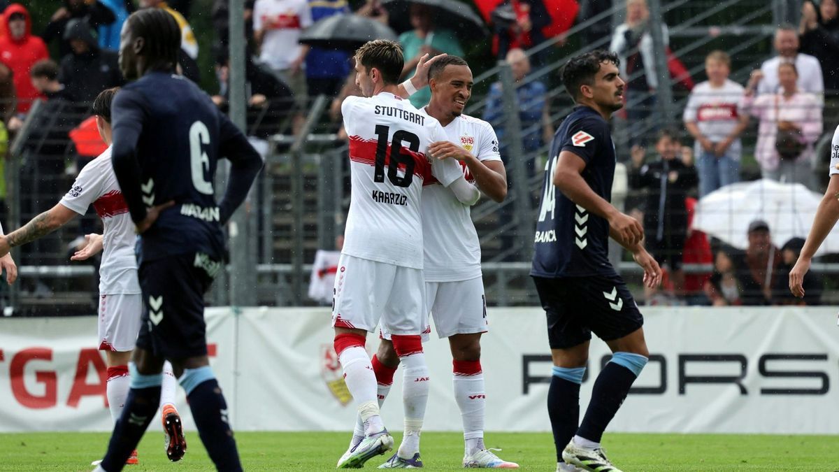 Leweling bejubelt das 1:0