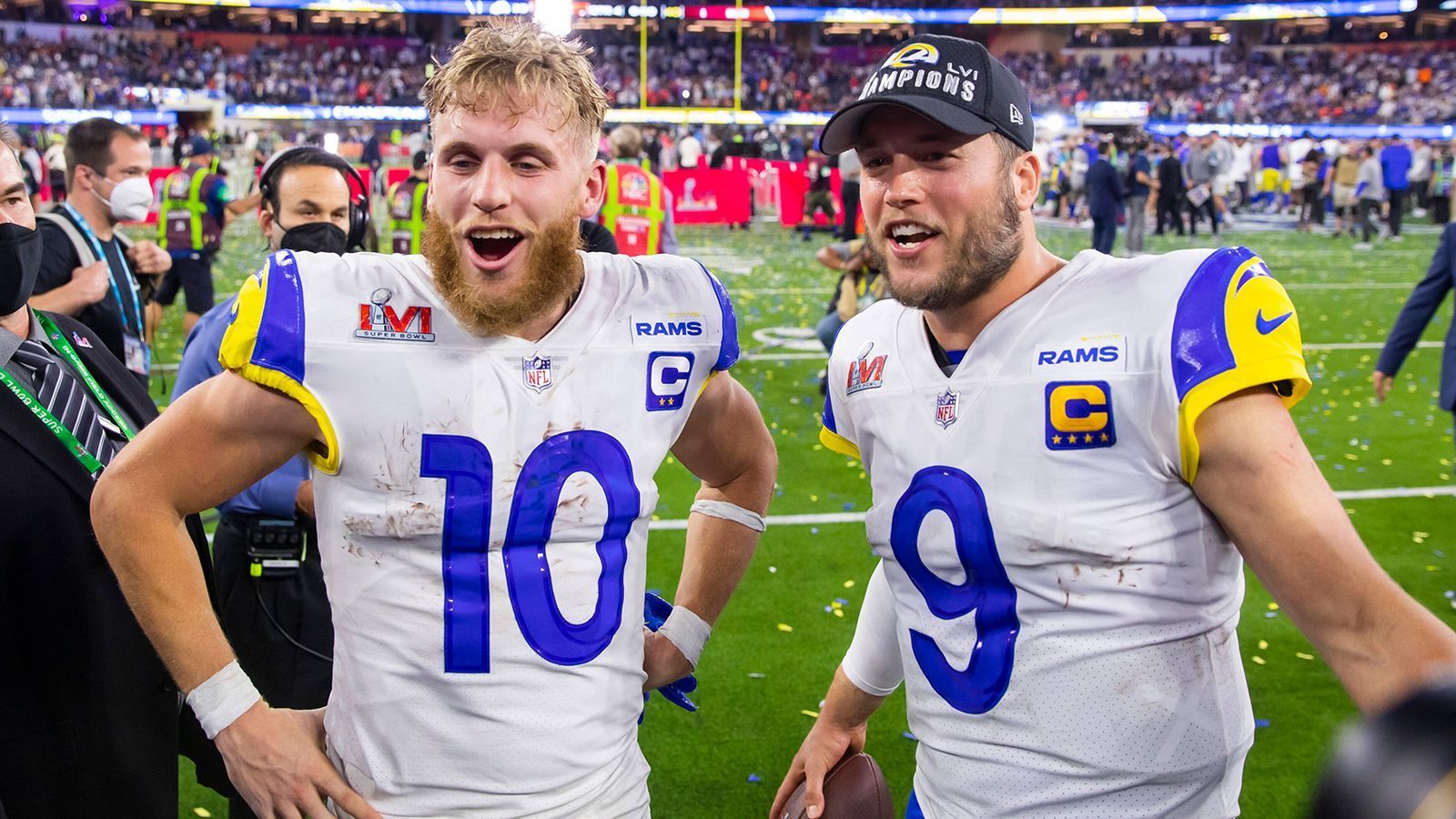 
                <strong>Los Angeles Rams </strong><br>
                Wie viel hat Quarterback Matthew Stafford noch im Tank? Nur ein Jahr nach dem Super-Bowl-Sieg über die Cincinnati Bengals fanden sich die LA Rams, nach zahlreichen Verletzungen, am unteren Ende der Liga wieder. Auch Stafford und Cooper Kupp verpassten 2022 einige Spiele. Aber: Sind beide fit, gehören sie natürlich weiterhin zu den Top-Duos der NFL!
              