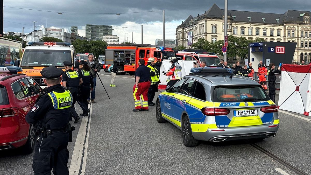23. Mai 2025, Hamburg: Bei einem Messerangriff im Hamburger Hauptbahnhof sind mehrere Menschen schwer verletzt worden. 