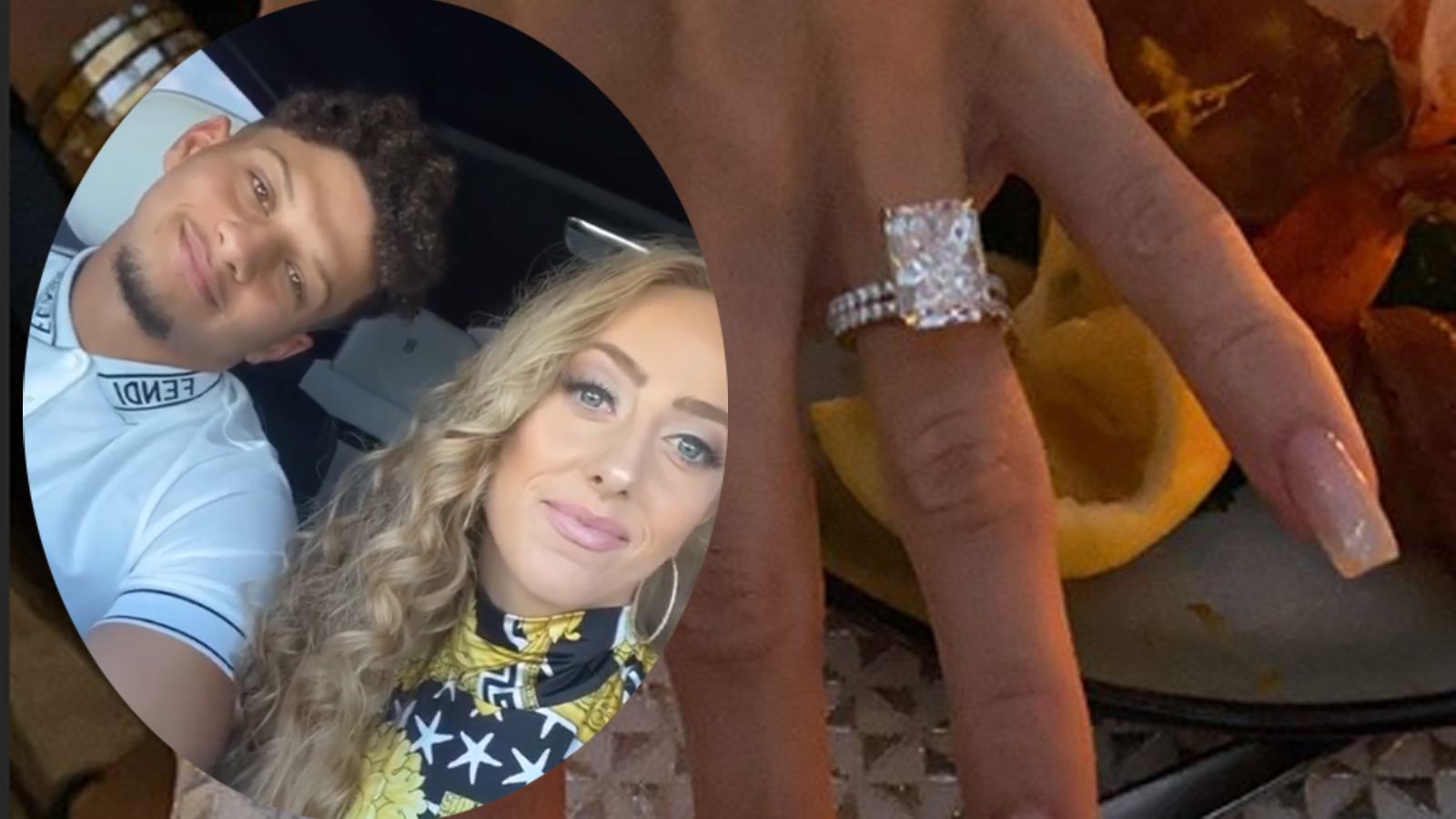 
                <strong>Patrick Mahomes und seine Brittany sind verlobt</strong><br>
                Patrick Mahomes ist bald kein Junggeselle mehr. Der amtierende Super-Bowl-MVP von den Kansas City Chefs hat seiner Jugendliebe Brittany Matthews einen Heiratsantrag gemacht – und zwar an einem ganz besonderen Tag. ran.de erzählt die Verlobung in Bildern.
              