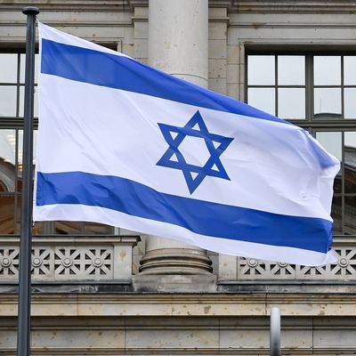 Flaggen von Israel und Deutschland