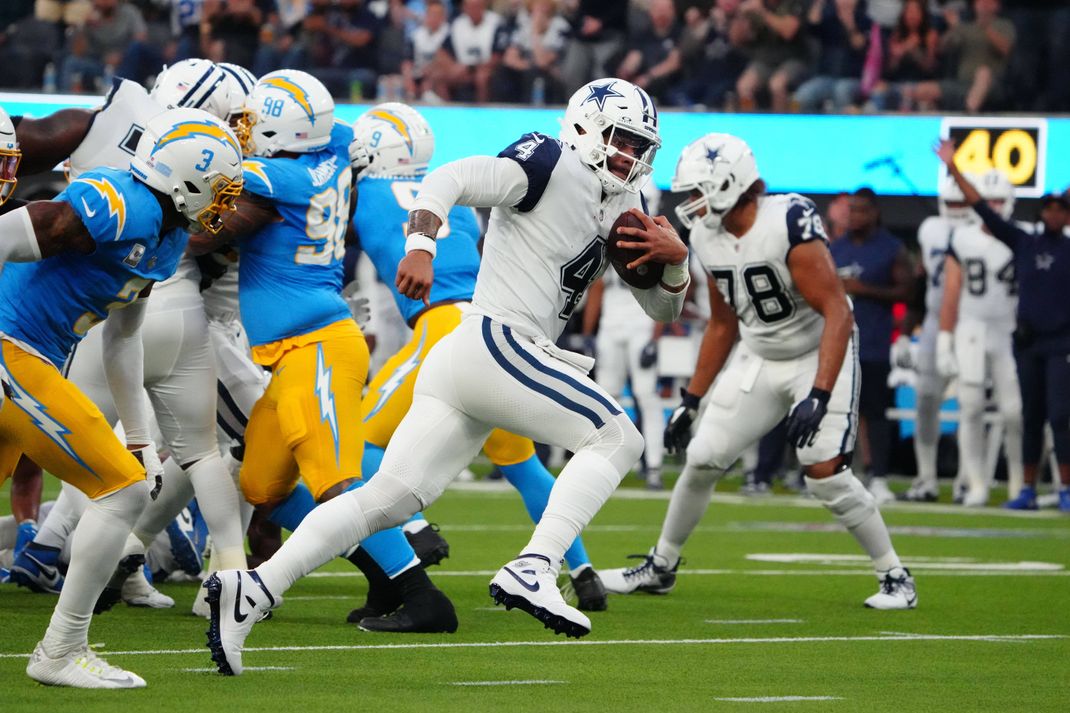 Die Offensiven der Dallas Cowboys und Los Angeles Chargers taten sich schwer