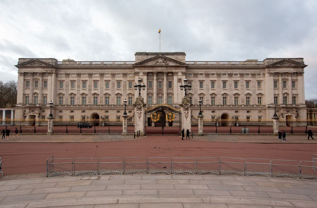 Der Buckingham-Palace in London.