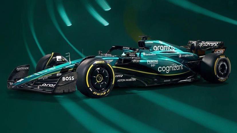 
                <strong>Aston Martin präsentiert den neuen AMR23</strong><br>
                Neben McLaren veröffentlichte auch Aston Martin am 13. Februar seinen neuen Formel-1-Boliden. In Zukunft werden Lance Stroll und Fernando Alonso mit dem AMR23 an den Start gehen. Im Vergleich zur vergangenen Saison hat das Auto einen etwas anderen Grün-Ton, bleibt aber allgemein sehr ähnlich zum Vorgänger. 
              