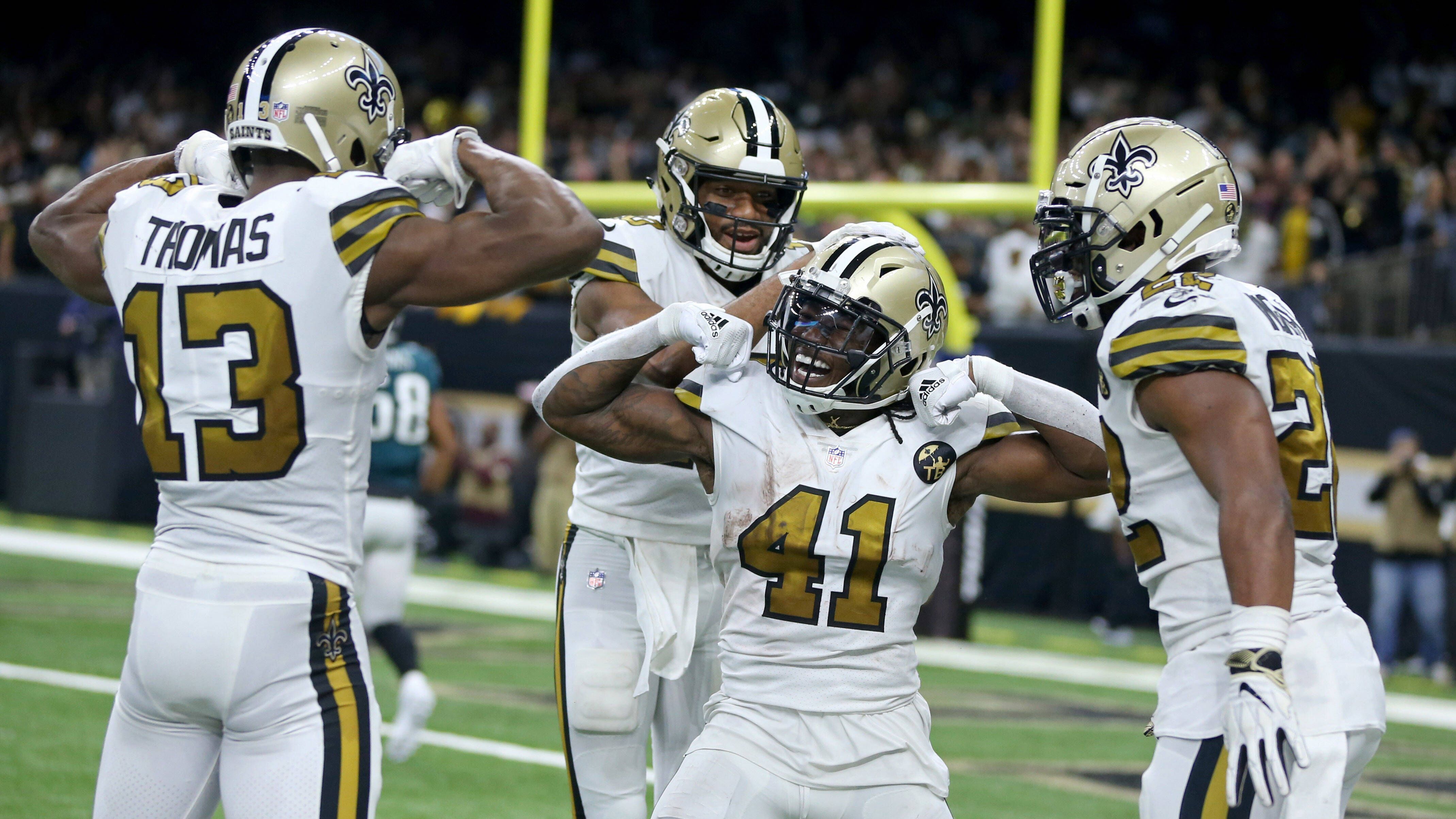 <strong>Platz 22 (geteilt): New Orleans Saints - 5</strong><br>Alvin Kamara (2017) - 5 Pro Bowls<br>Marshon Lattimore (2017) - 4 Pro Bowls<br>Andrus Peat (2015) - 3 Pro Bowls<br>Michael Thomas (2016) - 3 Pro Bowls<br>Eric McCoy (2019) - 1 Pro Bowl