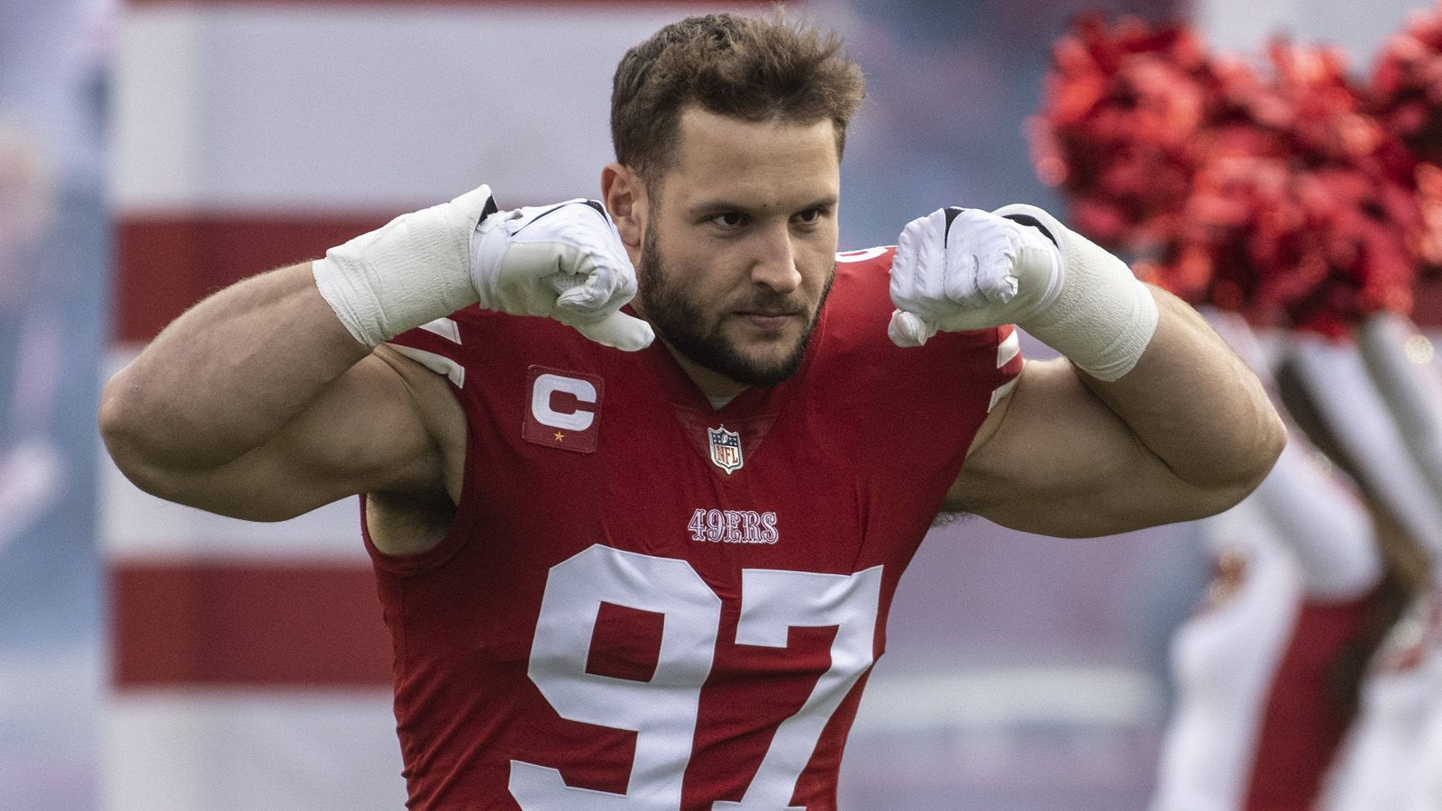 
                <strong>Nick Bosa</strong><br>
                Position: Defensive EndTeam: San Francisco 49ers
              