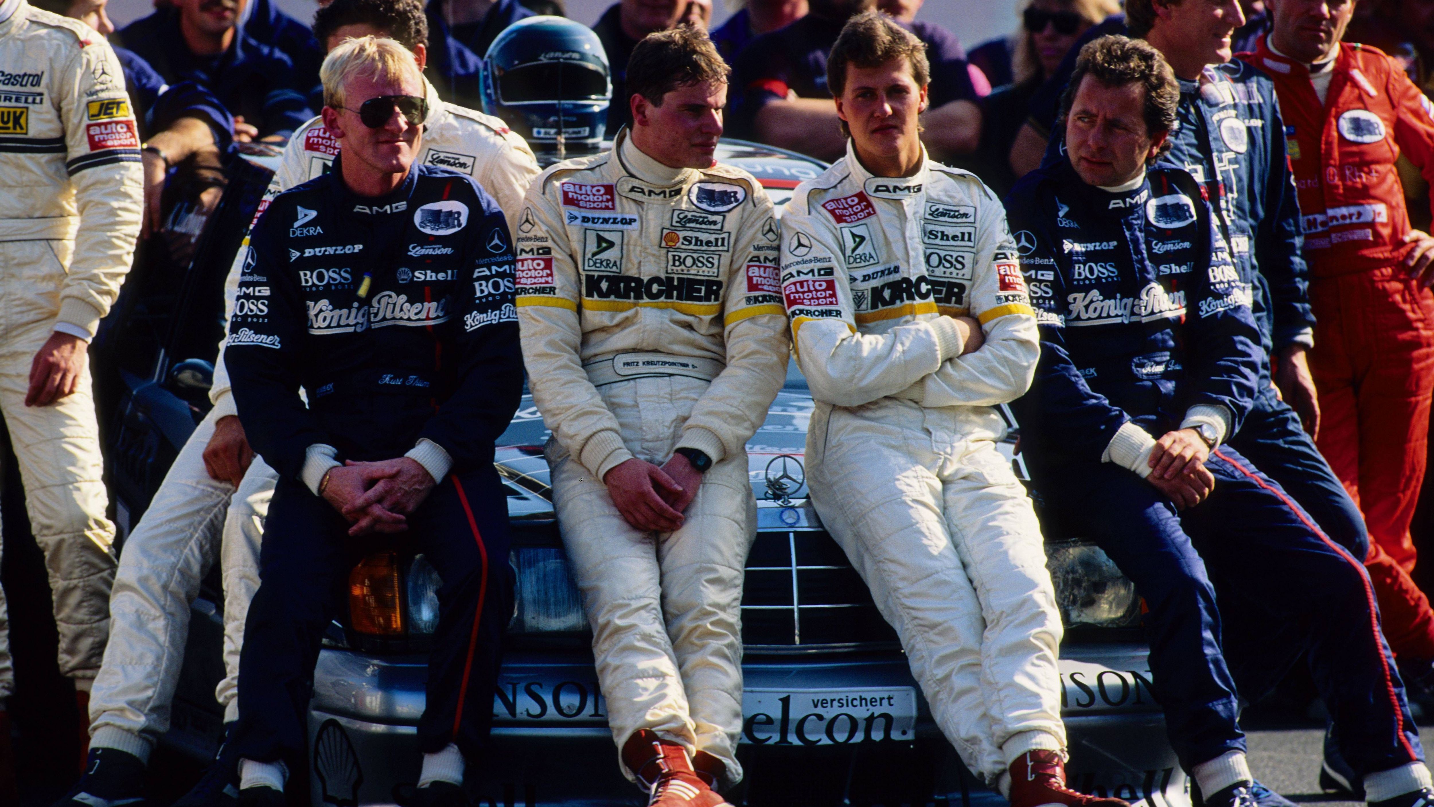 <strong>Michael Schumacher</strong><br>Zeit in der DTM: 1990 - 1991<br>Teams: AMG Motorenbau GmbH, Zakspeed Racing<br>Anzahl der Rennen: 5<br>Größte Erfolge: -