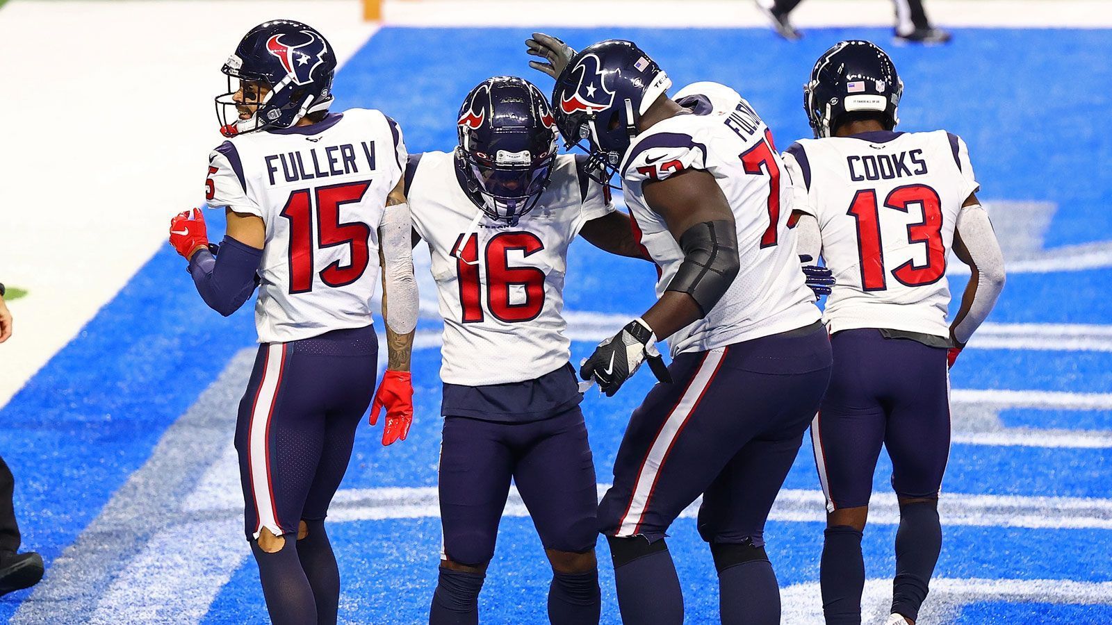 
                <strong>Houston Texans (4-9/AFC South)</strong><br>
                Week 15: at Indianapolis Colts -Week 16: vs. Cincinnati Bengals -Week 17: vs. Tennessee Titans
              