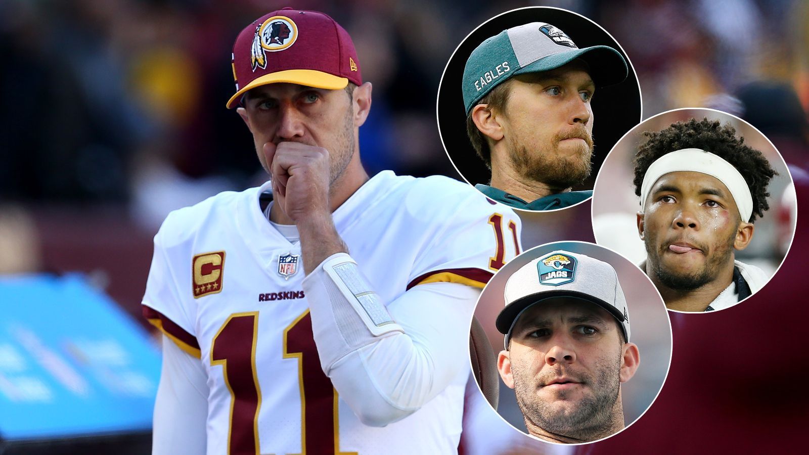 
                <strong>Washington Redskinsh: Die Quarterback-Optionen nach der Smith-Verletzung</strong><br>
                Die Washington Redskins werden die Saison 2019 aller Voraussicht nach ohne Alex Smith spielen müssen. Der Quarterback hatte sich einen Schien- und Wadenbeinbruch zugezogen und wird wohl nicht mehr rechtzeitig fit werden. Nun werden die US-Hauptstädter einen neuen Signal Caller suchen müssen. Die abgelaufene Saison schlossen sie noch mit Mark Sanchez und Josh Johnson ab. Es bleibt abzuwarten, ob sich die Redskins einen etablierten Quarterback ertraden wollen, oder ob sie im kommenden Draft zuschlagen. ran.de zeigt euch die Quarterback-Optionen der Redskins. 
              