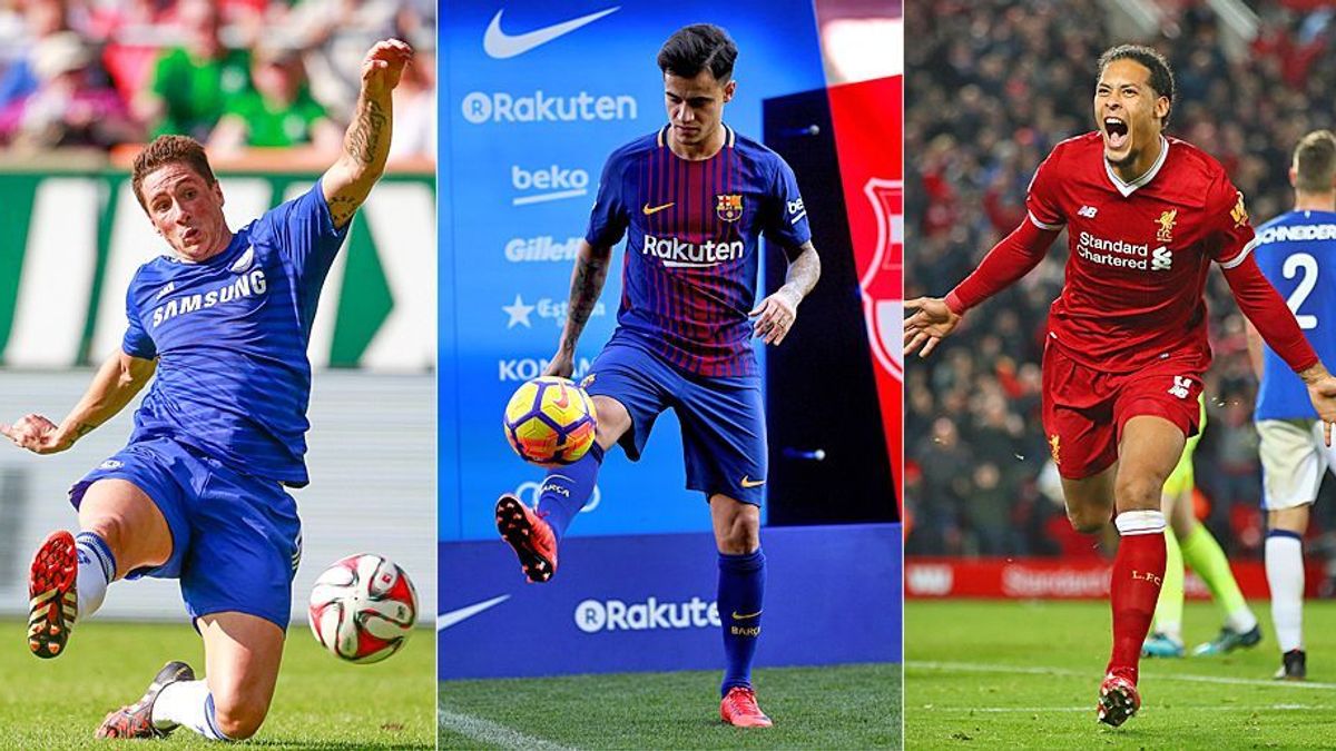 Die teuersten Wintertransfers