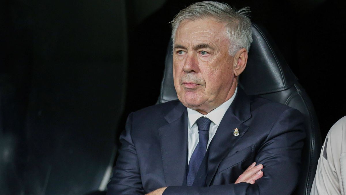 UEFA Champions League: Real Madrid Vs Milan in Spain - 05 Nov 2024 Coach Carlo Ancelotti of Real Madrid seen during the UEFA Champions League match between Real Madrid and AC Milan at Estadio Santi...