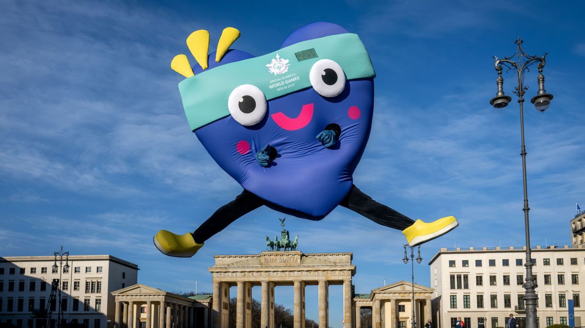 Special Olympics World Games Berlin 2023, Maskottchen, Unity, Brandenburger Tor