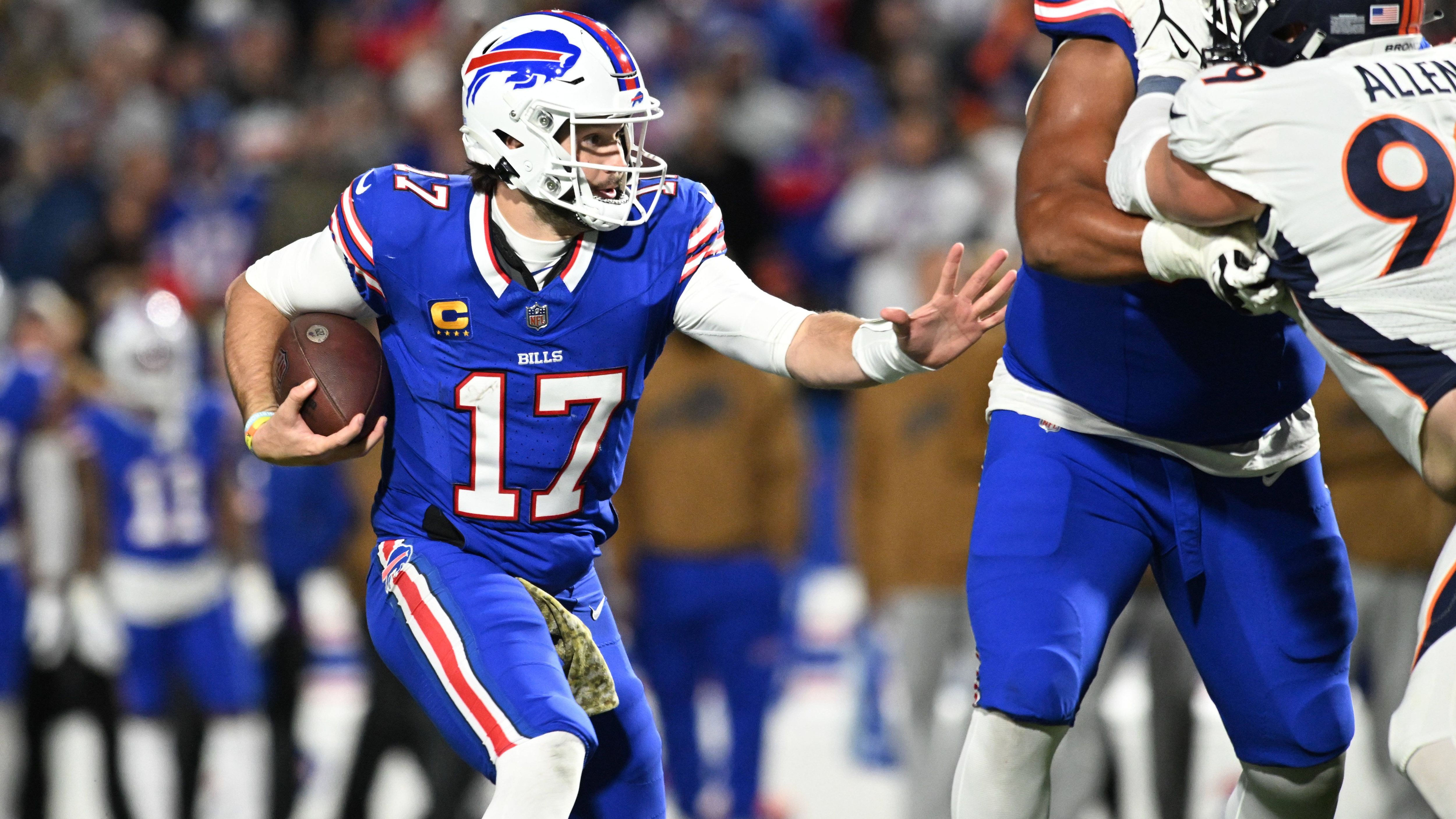 <strong>Platz 12: Josh Allen<br></strong>Rushing Yards: 3.333<br>In der NFL aktiv: 2018 - heute<br>Teams: Buffalo Bills