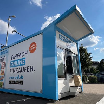 Abholautomat von Aldi Süd