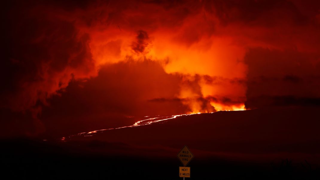 Der Mauna Loa auf Hawaii: Über 30 Mal ist der Vulkan bereits ausgebrochen.