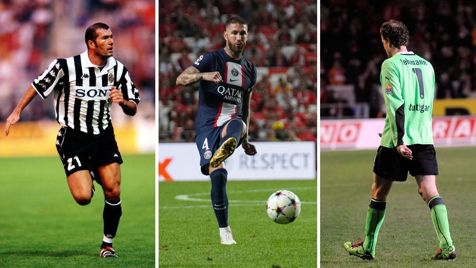 
                <strong>Rüpel XI</strong><br>
                Sergio Ramos ist nun alleiniger Zweiter in der ewigen Bestenliste der Spieler mit den meisten Platzverweisen. Gegen Stade Reims kassierte der Spanier seine 28 Rote oder Gelb-Rote Karte. Zu seinen Ehren stellt ran ihm eine legendäre Rüpel-Elf zur Seite, die zusammen auf 227 Platzverweise kommt. (Quelle: Transfermarkt)
              