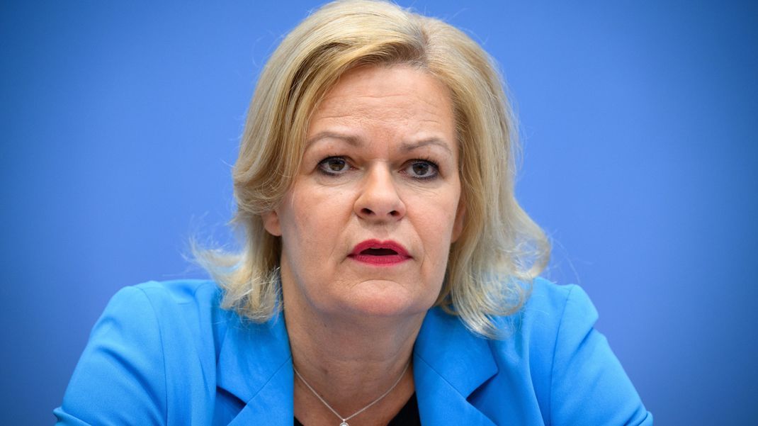 Nancy Faeser (SPD), Bundesministerin für Inneres und Heimat, sorgt sich um die Silvesternacht.