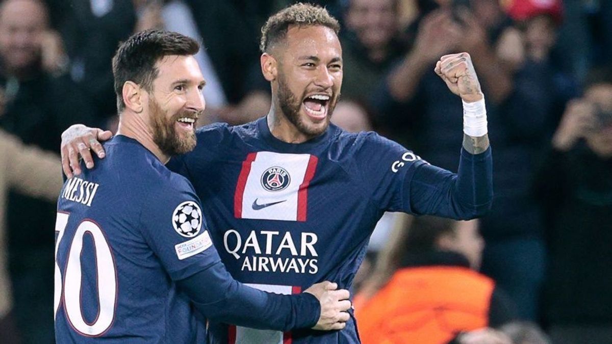 Lionel Messi (l.) und Neymar waren in torlaune