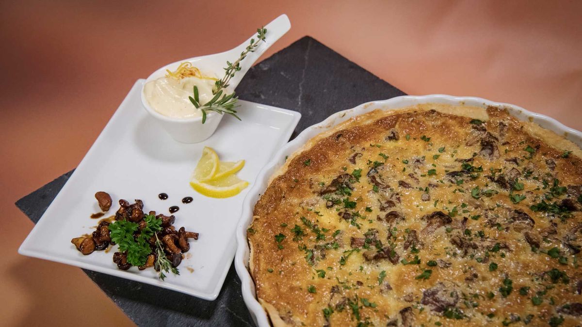 Pfifferling-Quiche 