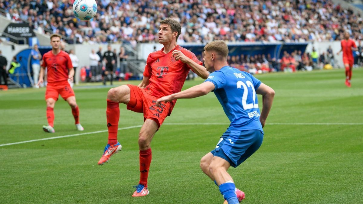 Thomas Müller in seinem letzten Bundesligaspiel