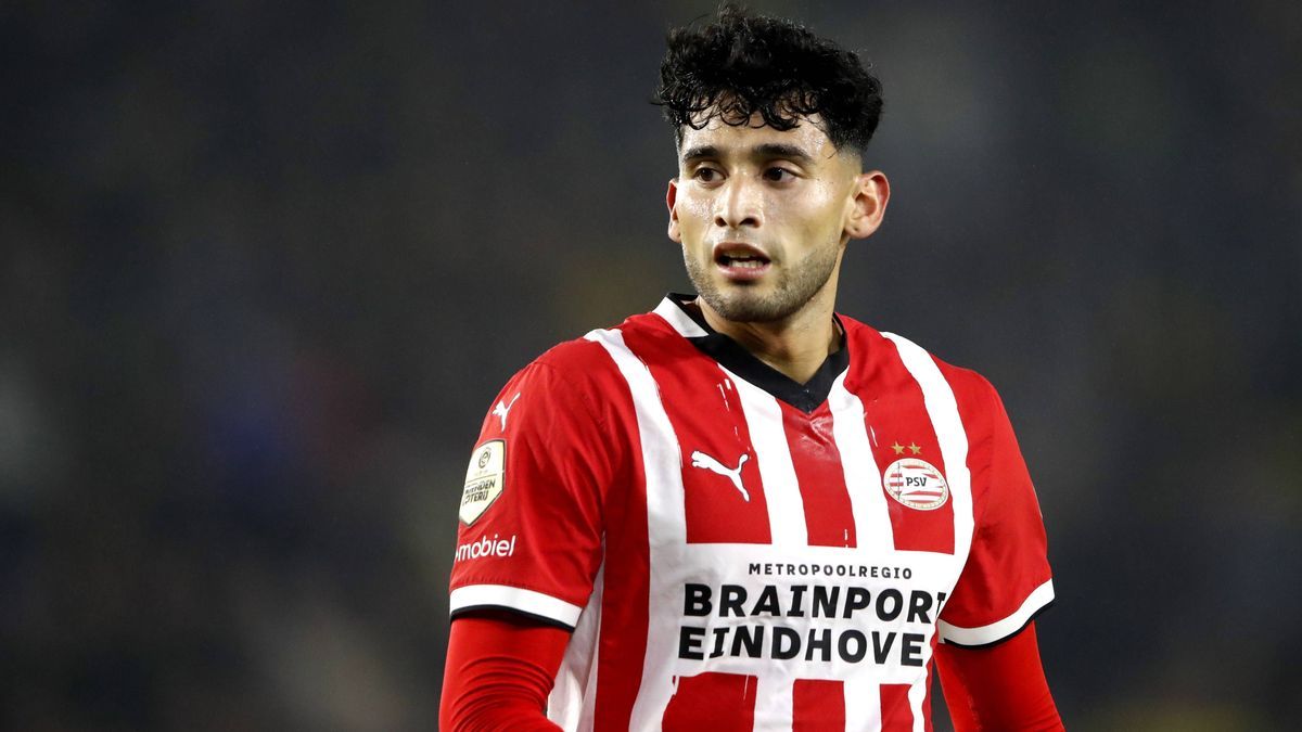 BREDA - Ricardo Pepi of PSV Eindhoven during the Dutch Eredivisie match between NAC Breda and PSV Eindhoven at Rat Verlegh Stadium on Nov. 9, 2024 in Breda, Netherlands. ANP BART STOUTJESDIJK Dutch...