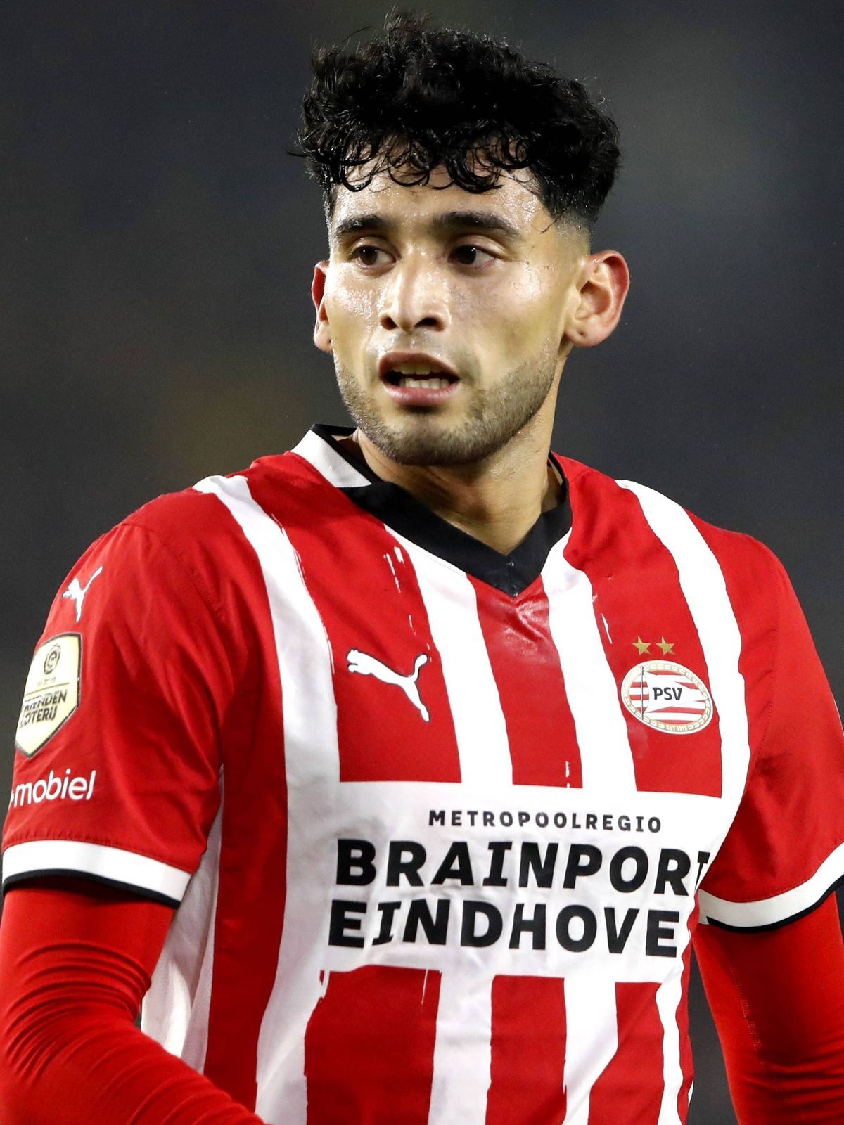 BREDA - Ricardo Pepi of PSV Eindhoven during the Dutch Eredivisie match between NAC Breda and PSV Eindhoven at Rat Verlegh Stadium on Nov. 9, 2024 in Breda, Netherlands. ANP BART STOUTJESDIJK Dutch...