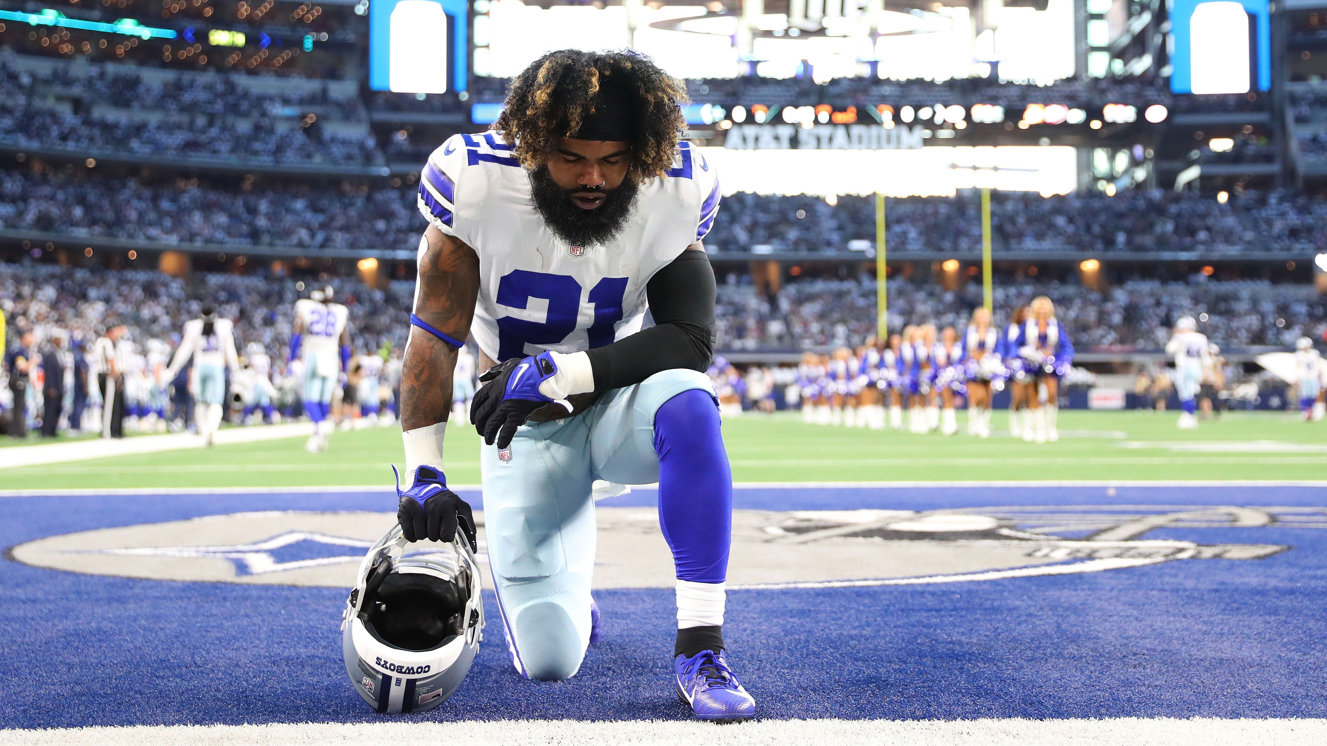 
                <strong>Running Back: Ezekiel Elliott</strong><br>
                Fantasy-Punkte am 3. Spieltag: 23Rushing Yards: 95 Rushing Touchdowns: 2Receiving Yards: 21 
              