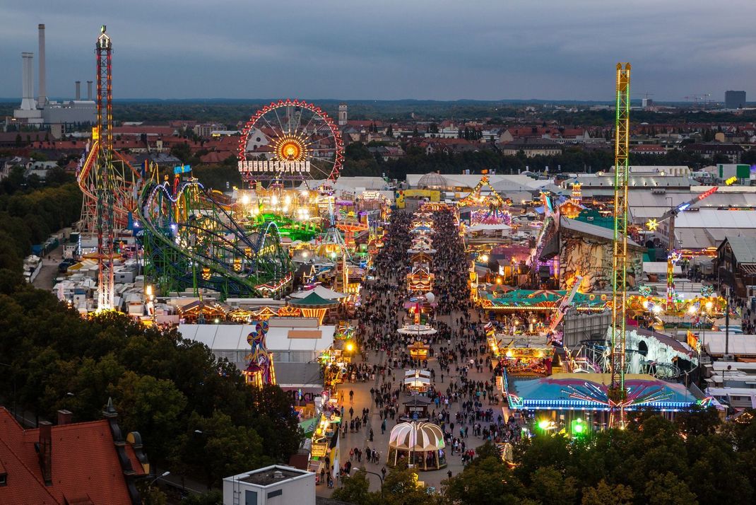 Das Oktoberfest-Gelände ist groß. Im Süden der Theresienwiese finden Besucher die Oide Wiesn. 2015 da, wo sie auch im Jahr davor stattfand.