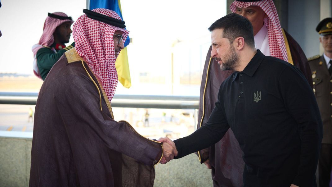 Wolodymyr Selenskyj in Saudi-Arabien.