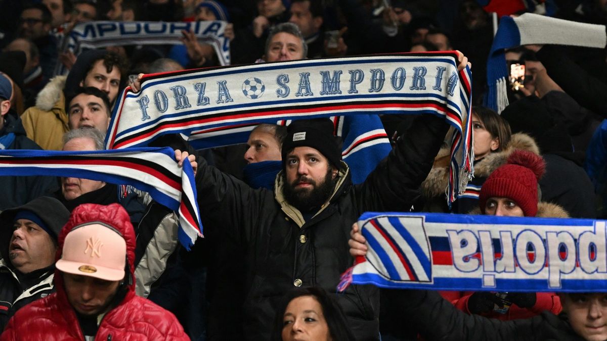 Grund zum Feiern: Fans von Sampdoria Genua