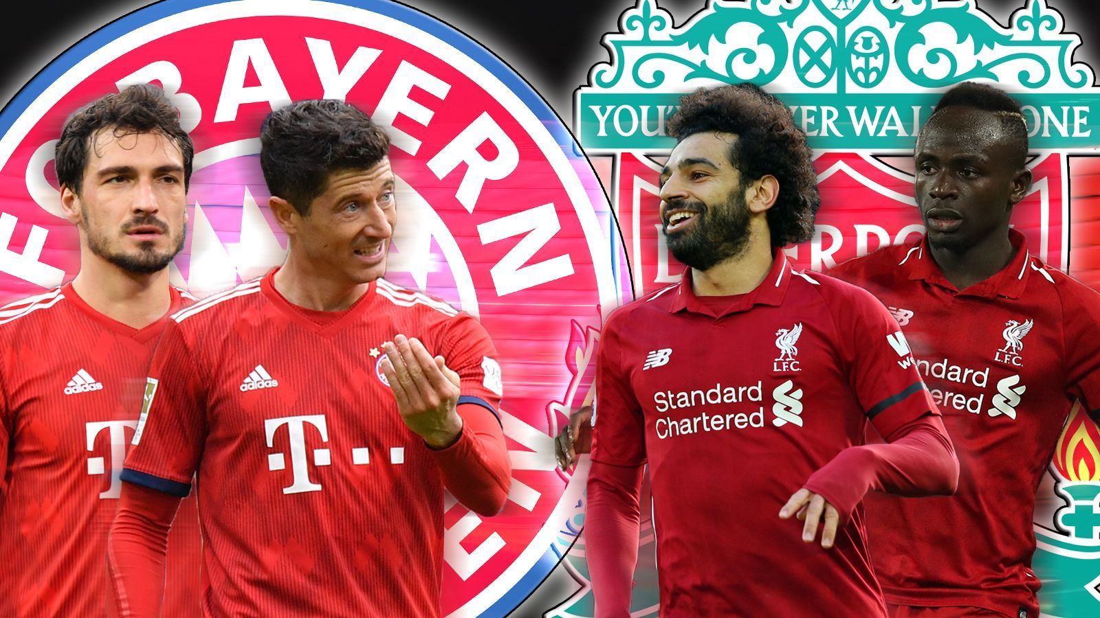 
                <strong>Champions League: Bayern vs. Liverpool im Head-to-Head</strong><br>
                Heute Abend kommt es in der Allianz Arena zum Kracherduell in der Champions League zwischen dem FC Bayern und dem FC Liverpool. Nach dem torlosen im Remis im Achtelfinal-Hinspiel ist für beide Teams noch alles möglich und Spannung garantiert. ran.de macht den Head-to-Head-Vergleich.
              