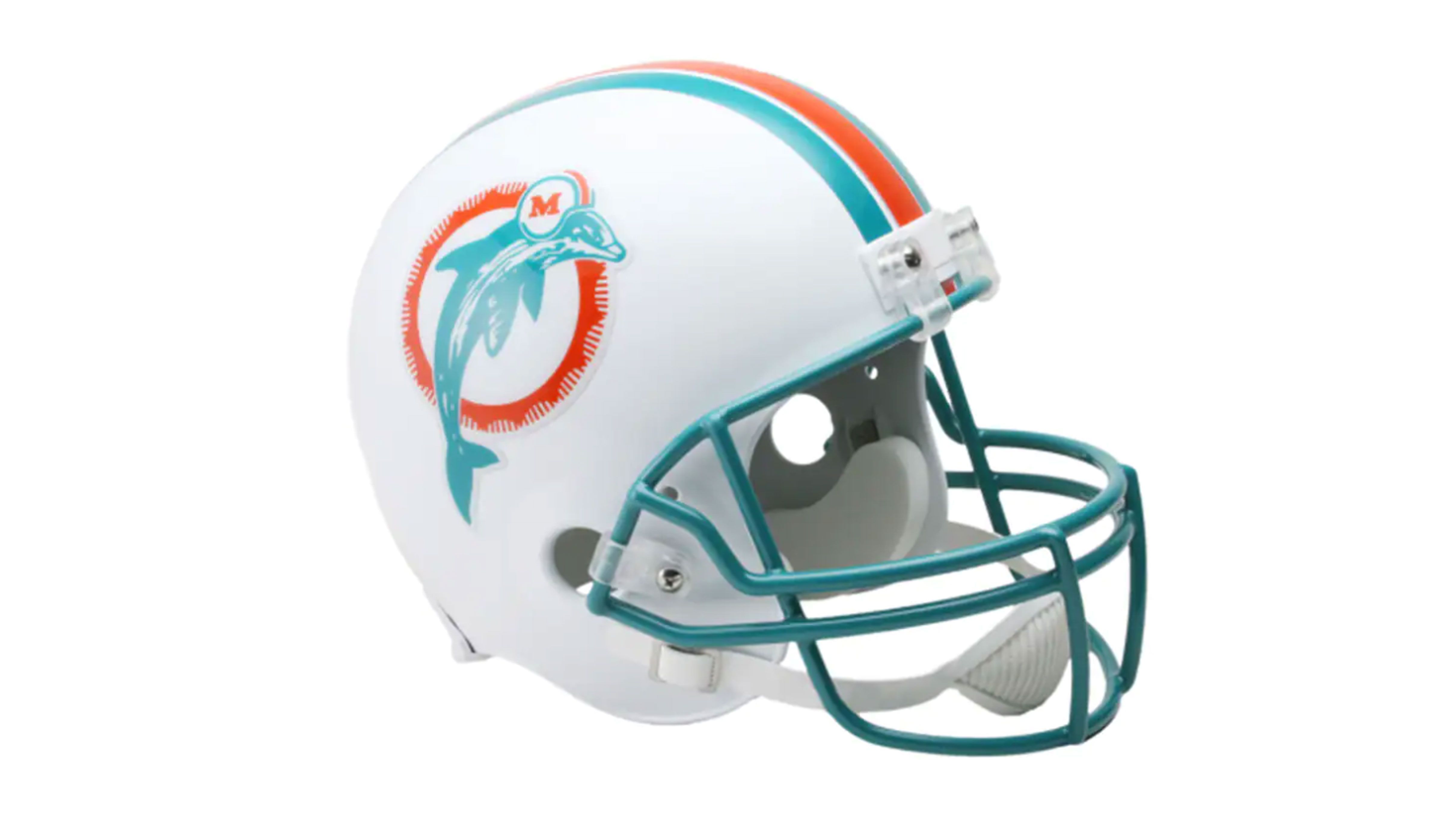 
                <strong>Miami Dolphins</strong><br>
                Für die Liebhaber des alten Logos könnten die Dolphins ihren Helm aus der Zeit zwischen 1980 und 1996 ausgraben. Die Farbkombination hat Stil. 
              