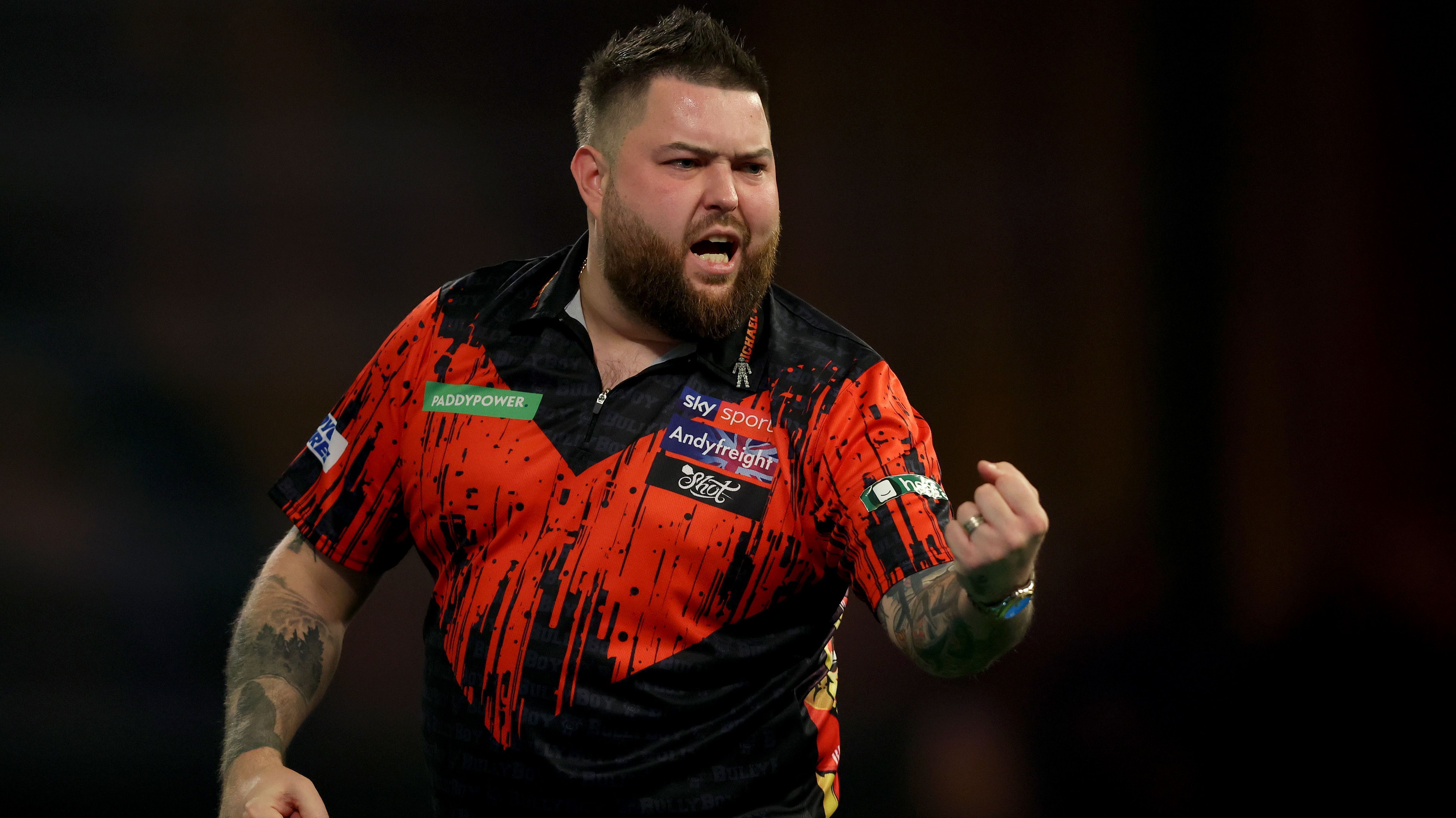 <strong>Platz 2: Michael Smith (ENG)</strong><br>- Preisgeld in Pfund: 1.064.750<br>- Veränderung im Vergleich zu vor dem World Matchplay: +1 Plätze