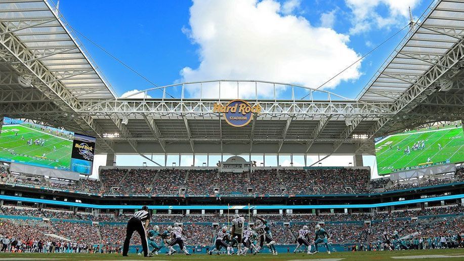 <strong>Platz 21: Miami Dolphins</strong><br>Hard Rock Stadium