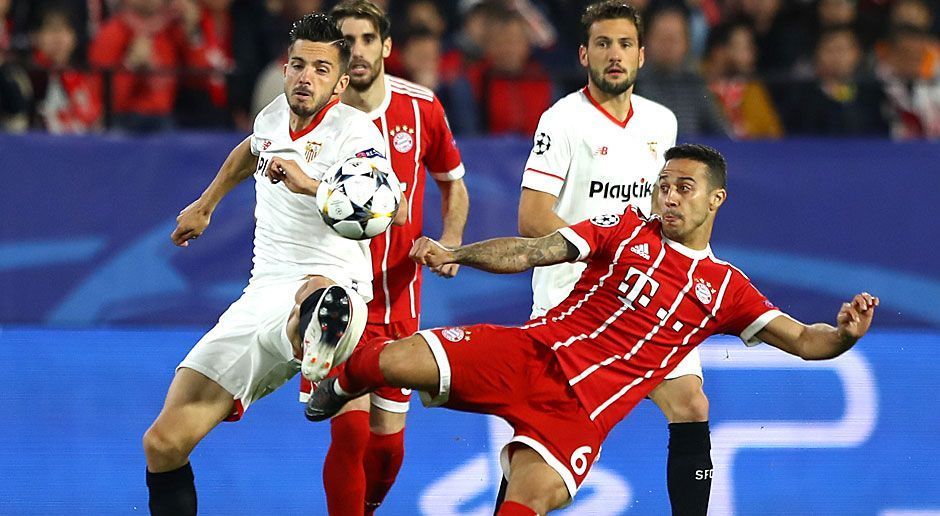 
                <strong>Die Stars des FC Bayern beim FC Sevilla in der Einzelkritik</strong><br>
                Der FC Bayern hat mit einem 2:1 im Viertelfinal-Hinspiel der Champions League beim FC Sevilla einen wichtigen Schritt Richtung Halbfinale gemacht. Wir haben die Bayern benotet.
              