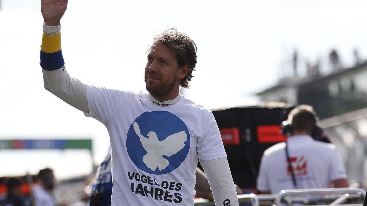Kritischer Geist: Für Sebastian Vettel ist die Friedenstaube der Vogel des Jahres