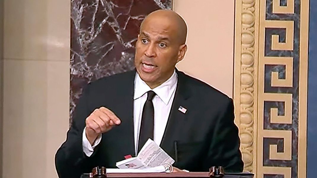 "Dies sind keine normalen Zeiten in Amerika", mahnt der Demokrat Cory Booker.
